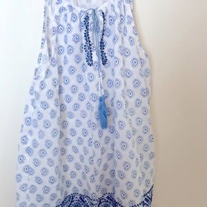 Luna Moon cotton summer top. Size medium